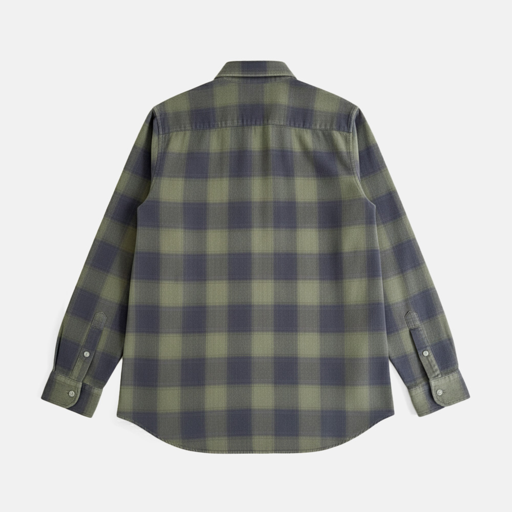 Super Flea Market+Tom Ford+Blue and khaki plaid shirt +Joko Winterscheidt2